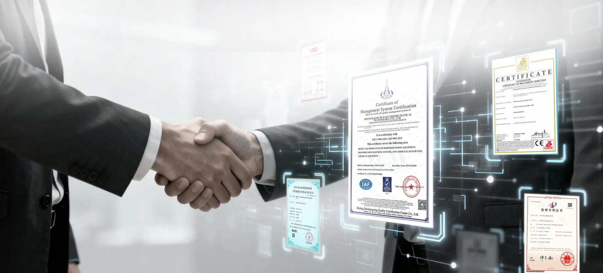 Certifica&ccedil;&otilde;es de qualidade e seguran&ccedil;a