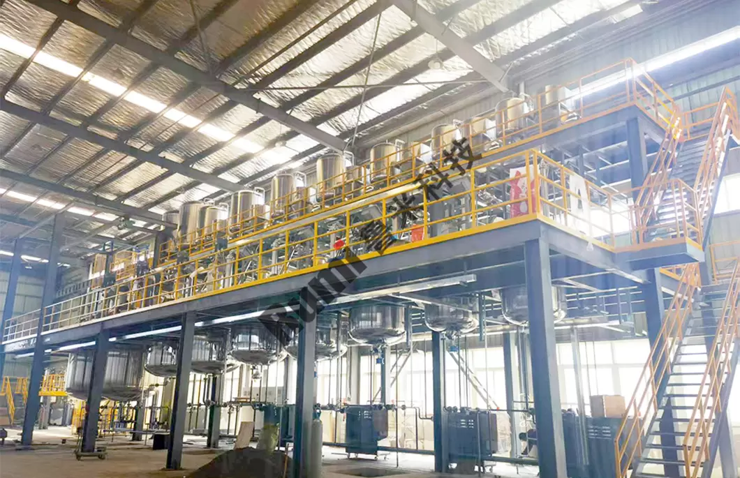 Equipamento completo para linha de produ&ccedil;&atilde;o de resina
