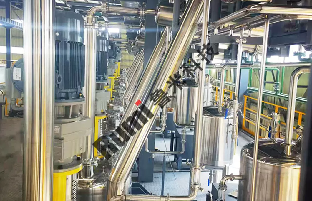Equipamento completo para linha de produ&ccedil;&atilde;o de resina