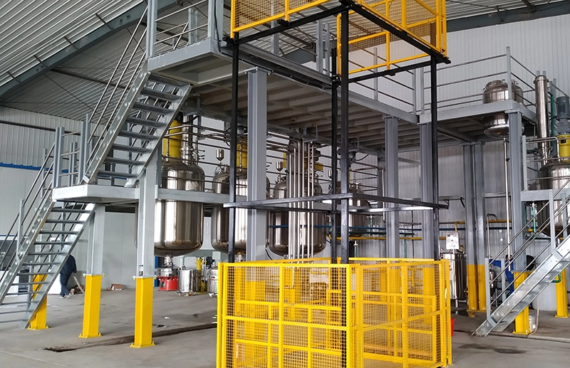 Linha de produ&ccedil;&atilde;o completa de tinta industrial &agrave; base de &aacute;gua