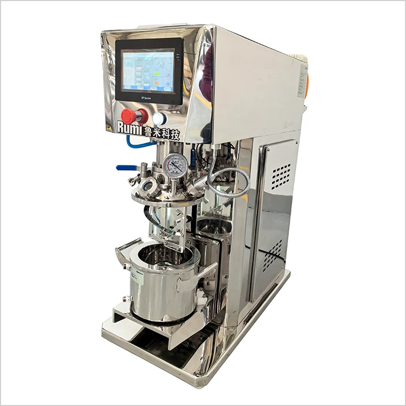 Dispersor coaxial a v&aacute;cuo de laborat&oacute;rio de 2 litros com raspador de PTFE
